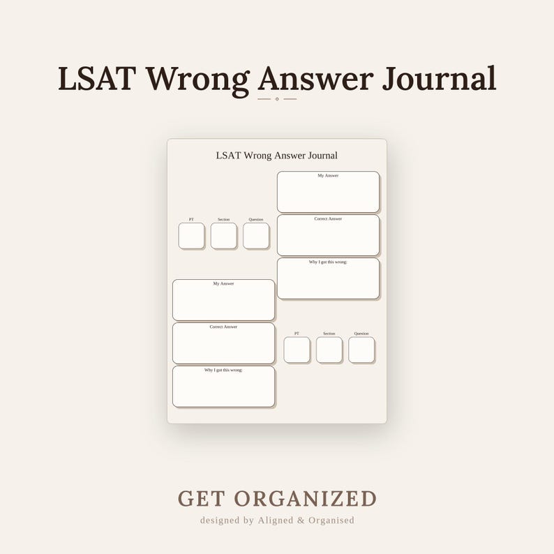 The Wrong Answer Journal